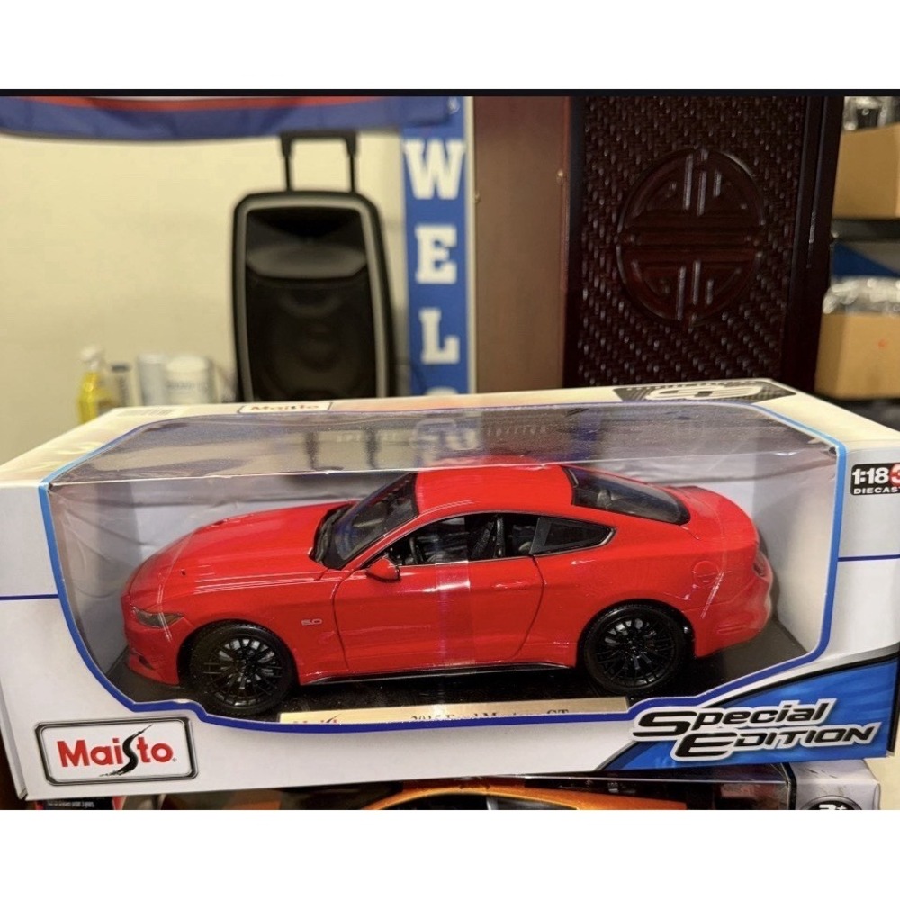 Miasto Special Edition Red 2015 Ford Mustang GT In Box Toy